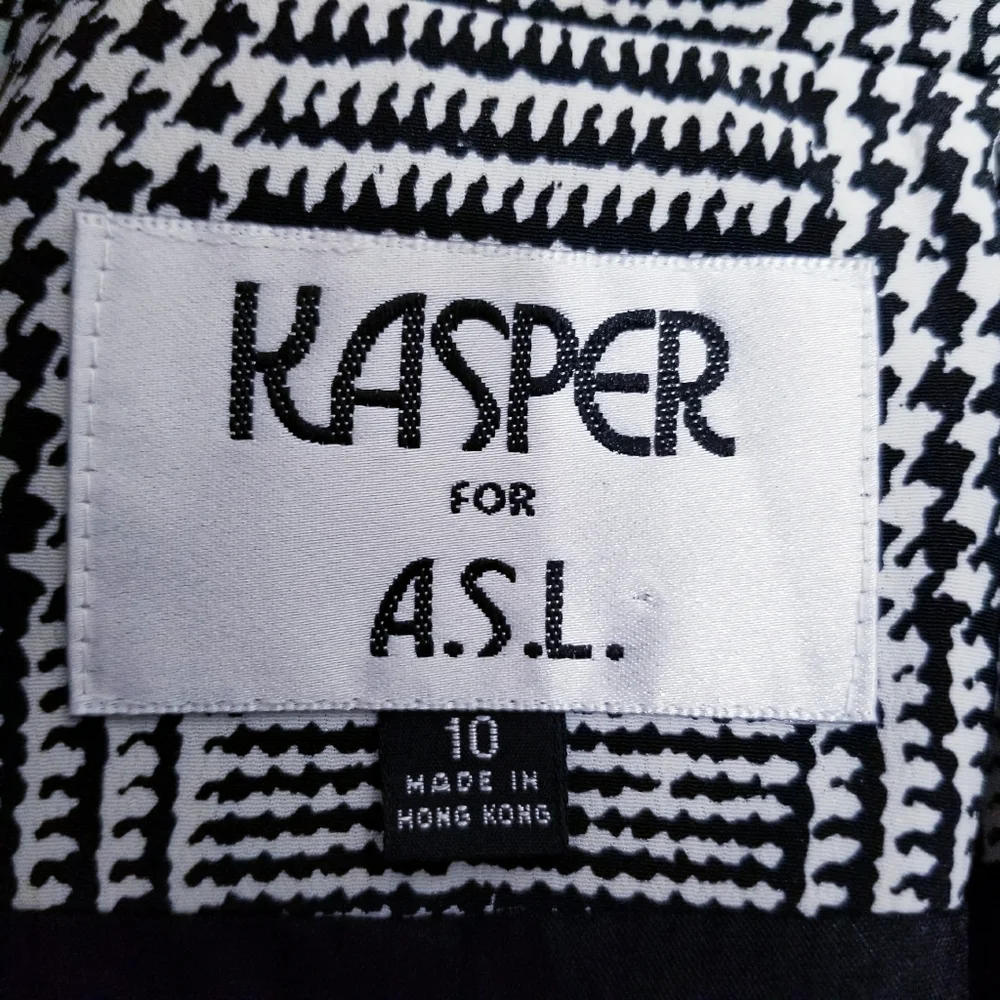 Vintage 90's retro glam print blazer career jacket 10 - Picture 2 of 7